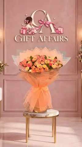 Peach Floral Bouquet