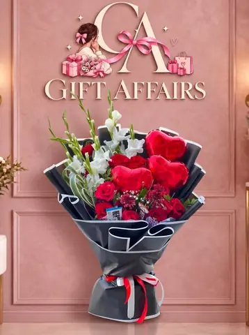 Red Rose & Chocolate Bouquet
