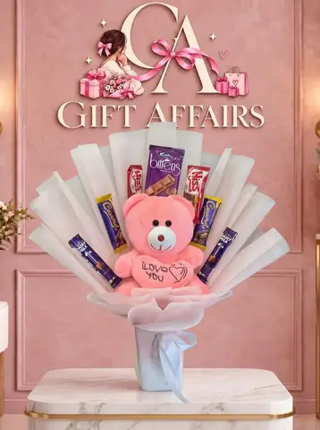 Teddy & Gift Bouquet