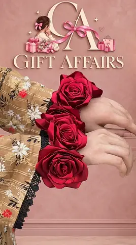 Hand-Held Red Rose Accessory